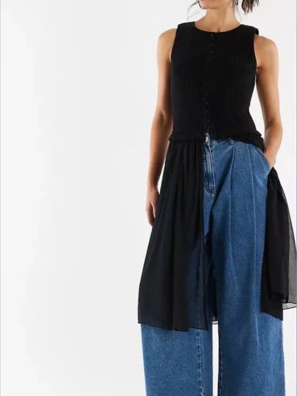 NWT Free People Twice As Nice Maxi Top